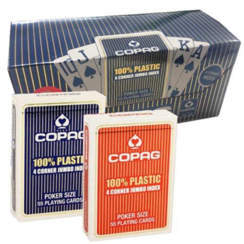 12x copag 100 plastica carte - copag,